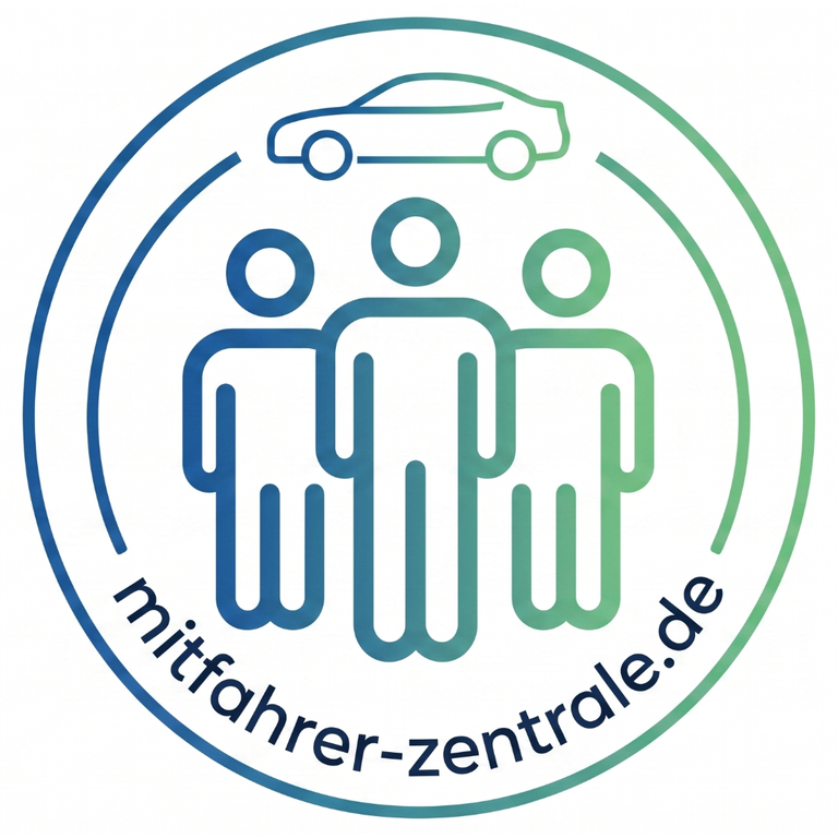 Mitfahrer-Zentrale.de Logo für Mitfahrgelegenheit mit Hund